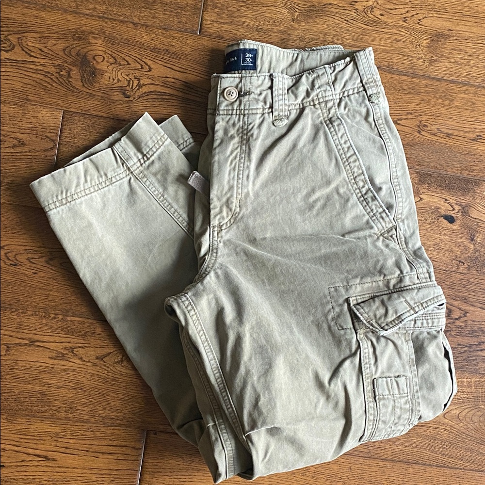 Men's Casual Cargo Pants - Tan